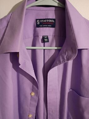 Stafford Lavender Dress Shirt